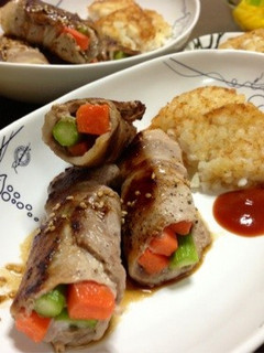 ♫肉巻きアスパラ♫-レシピのメイン写真