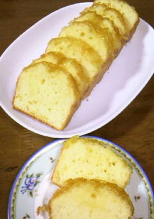 ゆず茶(ゆずジャム)のパウンドケーキ-レシピのメイン写真