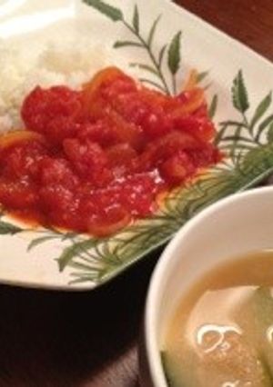 時短!簡単 鶏肉トマト煮込み-レシピのメイン写真