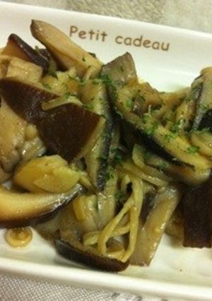 キノコのガーリックバターソテー♪-レシピのメイン写真