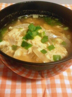 簡単に☆母の味作ろ..卵の味噌汁-レシピのメイン写真