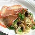 夏はひんやり。 生ハムとマリネの冷製パスタ