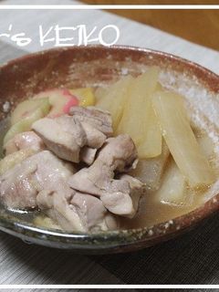 鶏肉と大根とふの煮物-レシピのメイン写真