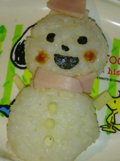 冬の定番キャラ 雪だるま-レシピのメイン写真
