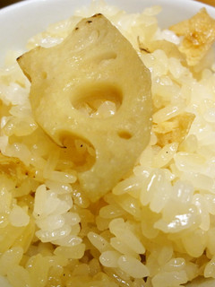 レンコンご飯-レシピのメイン写真