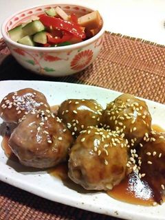 簡単!とろ~りあんかけ肉団子-レシピのメイン写真