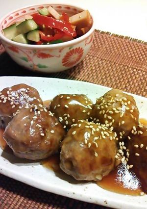 簡単!とろ~りあんかけ肉団子-レシピのメイン写真