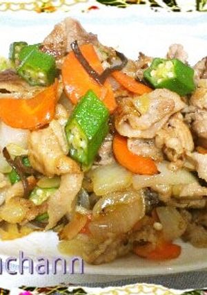 ✩オクラと豚肉のスタミナ炒め✩-レシピのメイン写真
