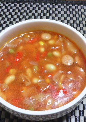 残り野菜のミネストローネ☆-レシピのメイン写真