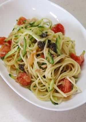 トマトとツナの前菜パスタ-レシピのメイン写真