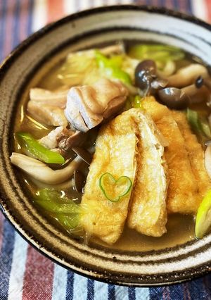 鶏柚子胡椒うどん-レシピのメイン写真