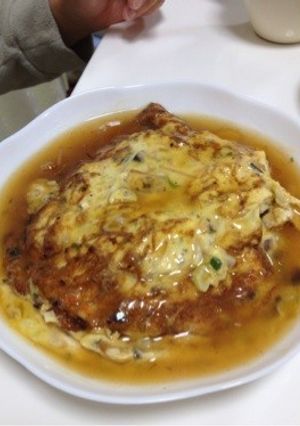 おでんのリメイク 天津飯-レシピのメイン写真