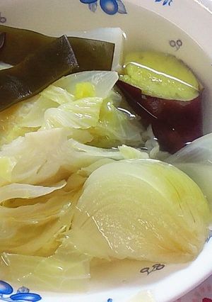 さつま芋入り　ゴロゴロ野菜のポトフ-レシピのメイン写真