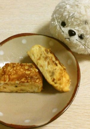 ジューシー！挽き肉入り卵焼き-レシピのメイン写真