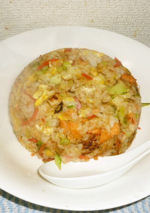 パパの鮭チャーハン②-レシピのメイン写真