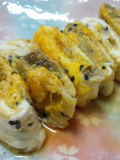 【しっかりおかずのとろろ昆布ゴマ卵焼き】-レシピのメイン写真
