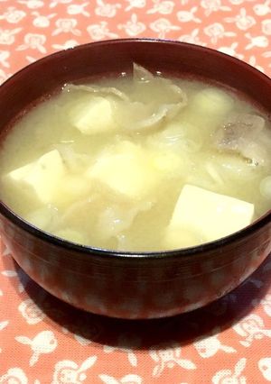 薩摩汁(シンプル温か白味噌とん汁)-レシピのメイン写真