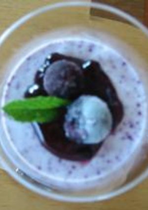 超簡単！ミキサーdeブルーベリーレアチーズケーキ-レシピのメイン写真