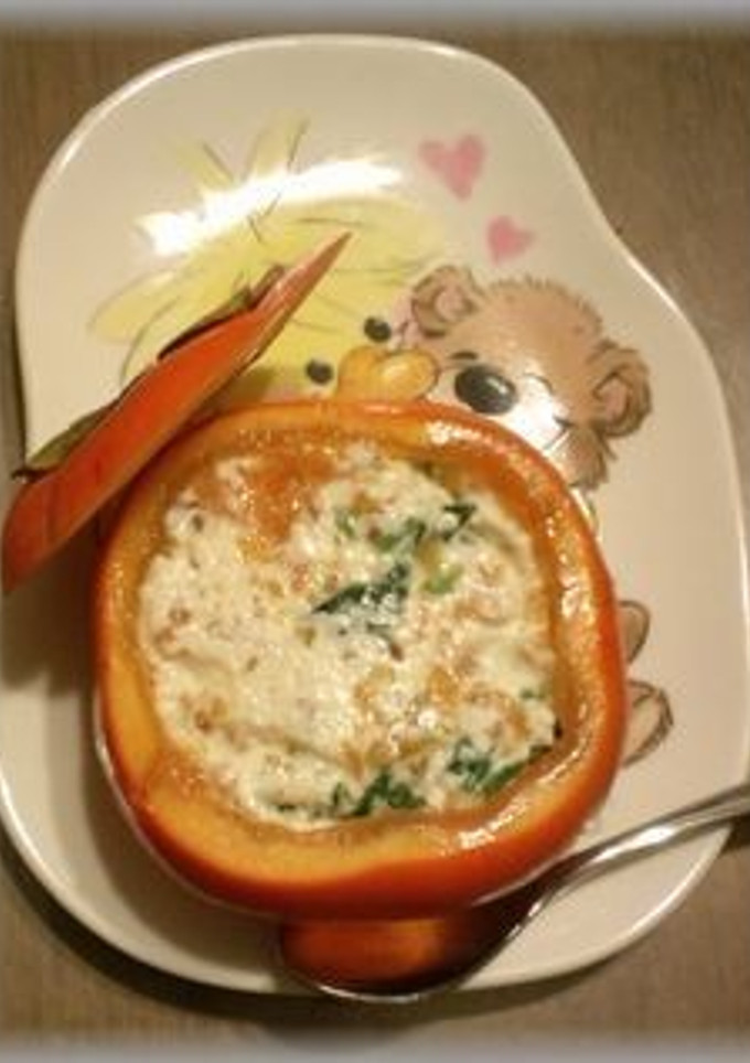 柿とほうれん草の白和え-レシピのメイン写真