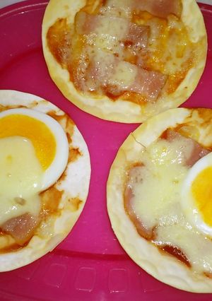 餃子の皮のピザ-レシピのメイン写真