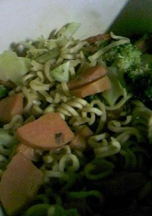 麺の力中華そばで汁なしﾗｰﾒﾝ-レシピのメイン写真