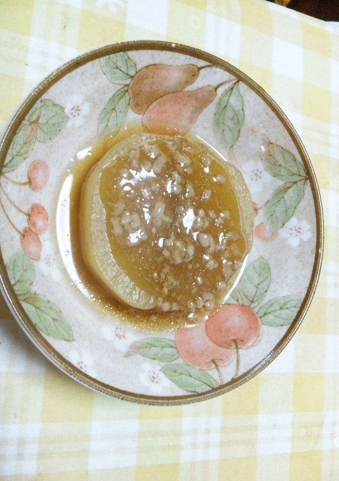 ことことにて、大根のそぼろあんかけ-レシピのメイン写真