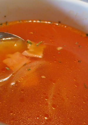 スープ★ちょび残ったトマトジュースで★-レシピのメイン写真