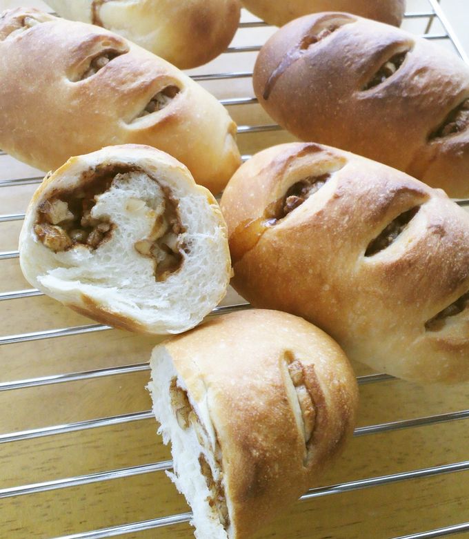 HB☆くるみシナモンパン☆ by katsuraちゃん 【クックパッド】 簡単