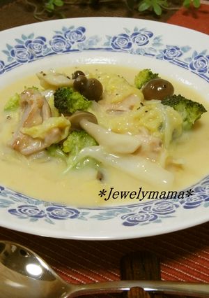 簡単♪ヘルシー＊白菜と鶏のクリーム煮＊-レシピのメイン写真