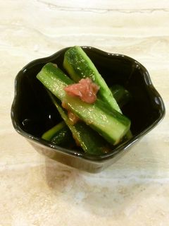 きゅうりと梅干の和え物-レシピのメイン写真