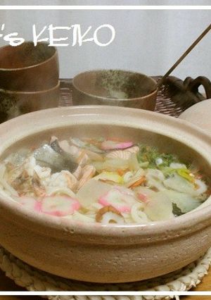 【農家のレシピ】うどんすき-レシピのメイン写真