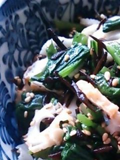 箸休め☆ホウレン草の和え物-レシピのメイン写真