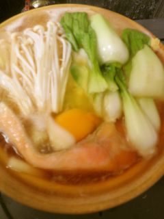 鮭入り鍋焼きうどん-レシピのメイン写真