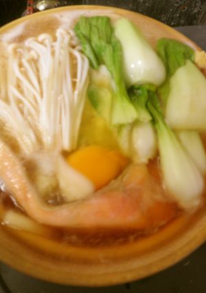 鮭入り鍋焼きうどん-レシピのメイン写真