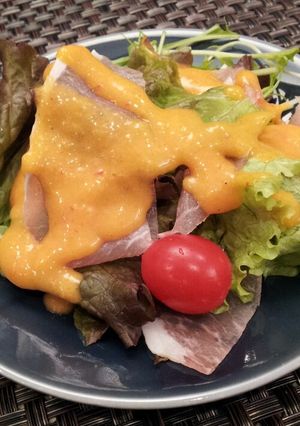 完熟柿のドレッシング-レシピのメイン写真