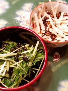 【ちょいと一品】水菜のナムル-レシピのメイン写真