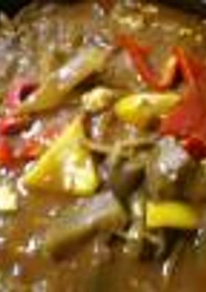 夏っぽく、なすカレー♪(ノンオイル)-レシピのメイン写真