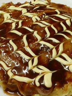 焼きそば麺入りもちもちお好み焼き♪-レシピのメイン写真