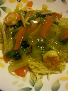麺の力で皿うどん風(太麺)-レシピのメイン写真