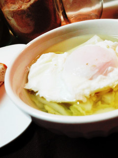 朝食に*白菜と落とし卵のスープ*-レシピのメイン写真