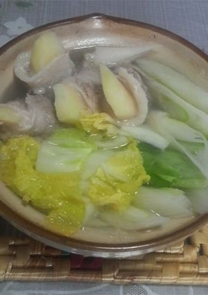 豚りんご鍋　-レシピのメイン写真