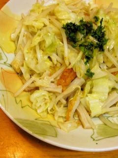 時短、簡単、昆布茶で味付け 和風野菜炒め-レシピのメイン写真