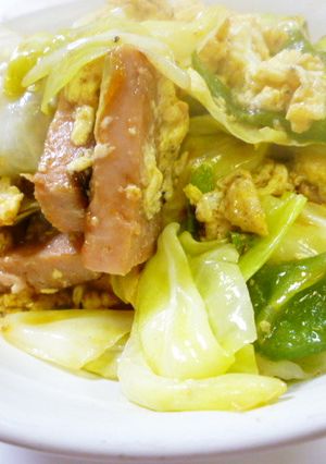 スパム入り野菜炒め♪-レシピのメイン写真