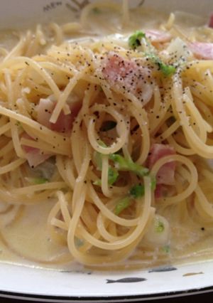 ミルクスープパスタ-レシピのメイン写真