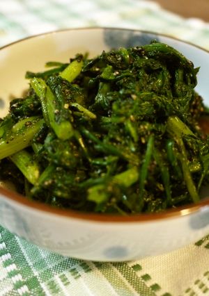 春菊がたくさん食べれる胡麻和え♪-レシピのメイン写真