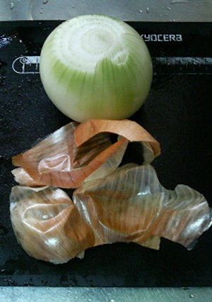 我流　玉葱の皮剥き-レシピのメイン写真