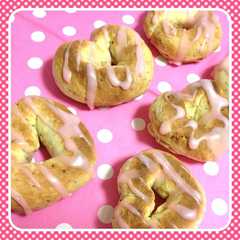 รูปของ トースターで★HMと豆腐の焼きドーナツ♥