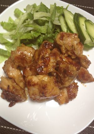 鶏もも肉の焼肉のタレ焼き-レシピのメイン写真