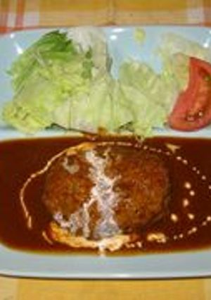 煮込みハンバーグ-レシピのメイン写真