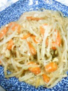 人参もやし味噌バター卵炒め☆彡-レシピのメイン写真